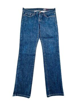 Gap 1969 Jeans Women 4A Blue Stretch Limited Edition Low-Rise 5-Pockets Straight